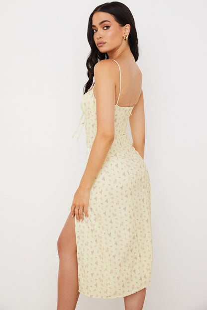 Women Elegant Floral Beach Vacation Bodycon Streetwear Long Dress 2025 Summer Cl