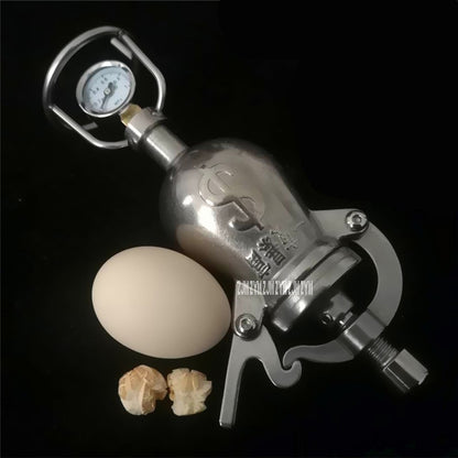 001 Hand Popcorn Machine Open Firing Popcorn Puffing Machine Stainless Steel Mini Popper Small Manual Popcorn Maker Open Firing