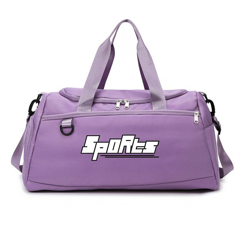 Multifunctional Large Capacity Handbag Waterproof Outdoor Travel Daypack with Wet Dry Shoe Compartment Trendy Fitness Sports Bag