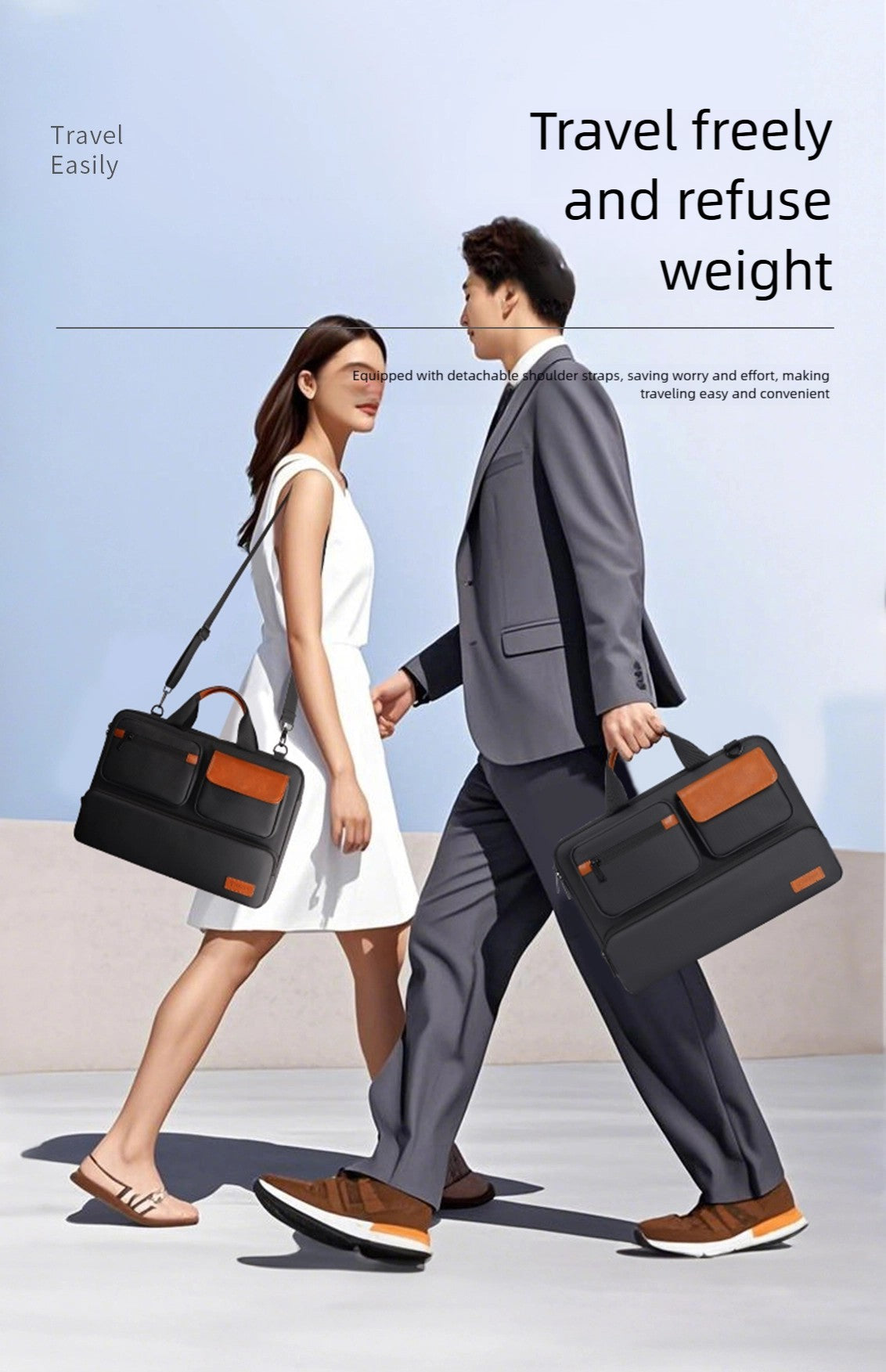 Laptop Sleeve Bag for Macbook Air Pro M3 4 13.3 14 15.6 16Inch Notebook Pouch Shockproof Computer Briefcase Business Travel case