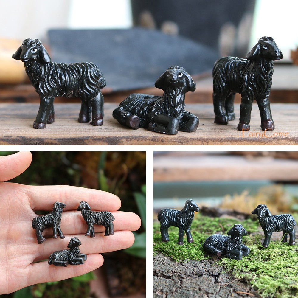 Miniature Fairy Garden Squirrels Set Miniature Forest Animal Figures Figurines Kit Mini Garden Supplies Bonsai Decorations