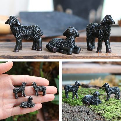 Miniature Fairy Garden Squirrels Set Miniature Forest Animal Figures Figurines Kit Mini Garden Supplies Bonsai Decorations