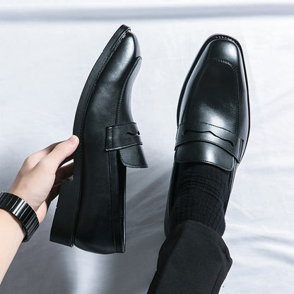 Men's Dress Shoes Classic Casual Business Leather Shoes Men Retro Oxfords Formal Social Wedding Office Leather Shoes For Men