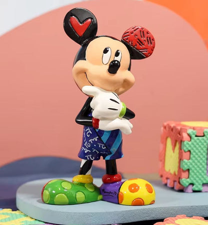 Novo Em Estoque Clássico Personagem de Desenho Animado 6 Polegadas Boneco de Ação Mickey Decoração Pensante Brinquedos Modernos para Crianças Presente Surpresa para Meninas