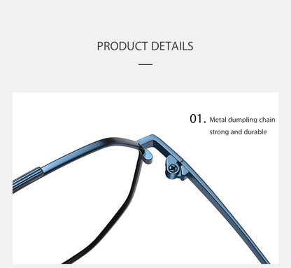 Men Reading Glasses Prescription Eyeglasses Frame CR39 Optics Lenses Myopia Presbyopic Eyewear Women Blue Light Blocking Glasses
