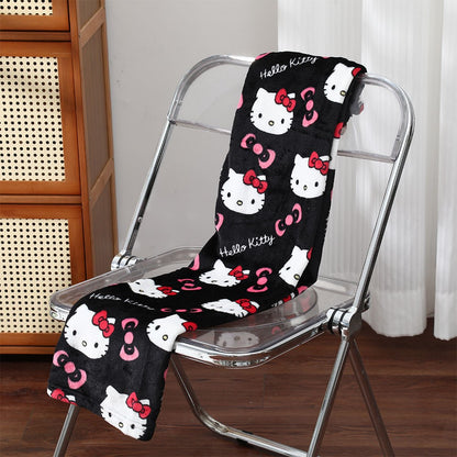 25 Autumn and Winter Halloween Hello Kitty Sleepwear Pants Sanrio Anime Warm and Soft Women's Pants Cartoon Birthday Gift
