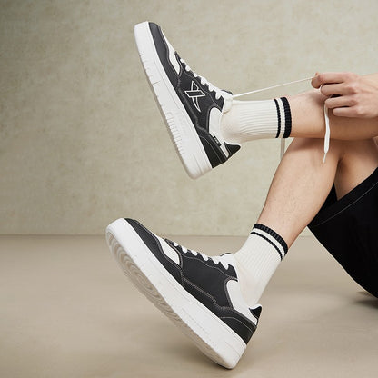 Tênis de Skate Xtep Masculino 2024 Verão Resistente ao Desgaste Sapatos de Skate Estáveis e Macios Tênis de Lazer ao Ar Livre 876319310029
