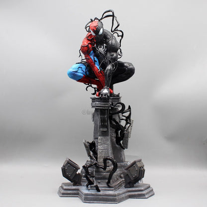 Boneco Homem-Aranha Venom Symbiote Estatuetas Homem-Aranha Boneco Venom Figurine PVC Decoração de Mesa Estátua Modelo Bonecas Brinquedos Presentes de Natal