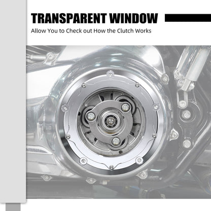 Para Harley Street Glide FLHX 2016-2025 Tampa da Embreagem Derby Power Plate Road Glide FLTRX FLTRXS Road King FLHR Electra Glide FLHT