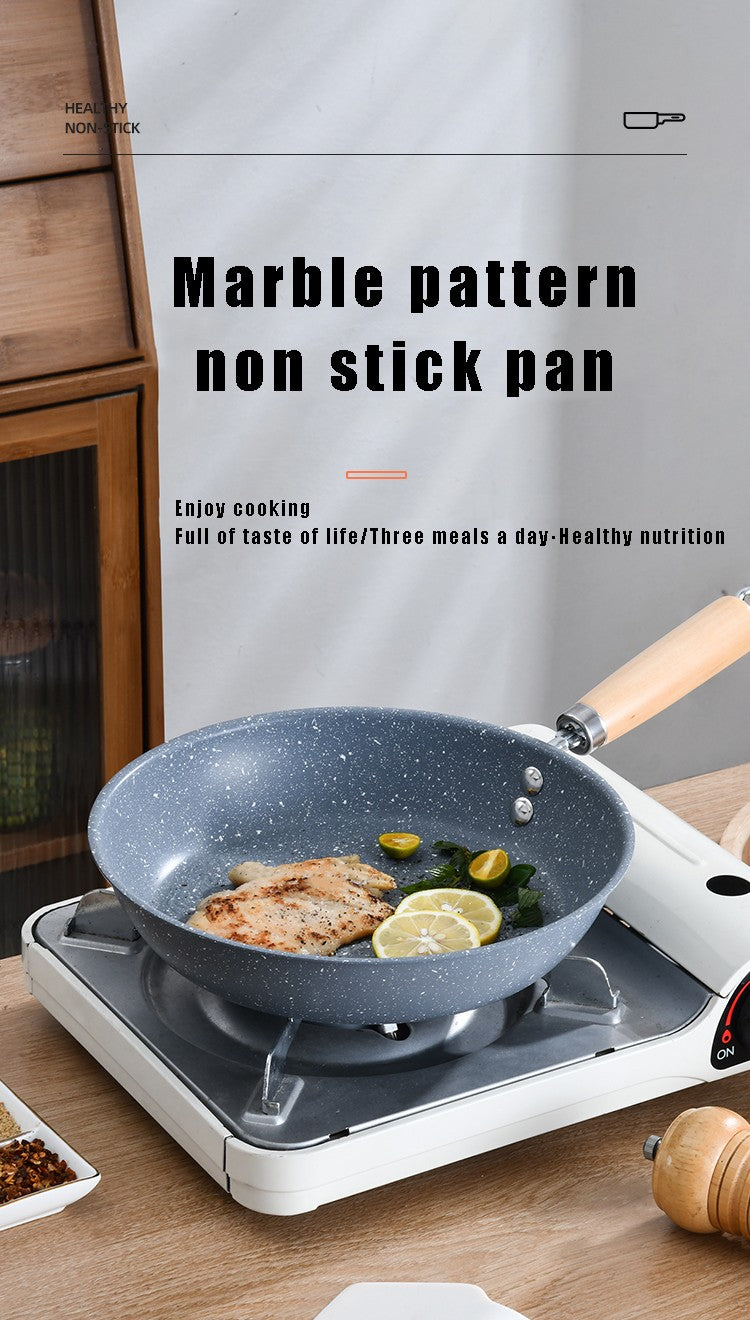 Frigideira Antiaderente de 26cm/28cm/30cm Wok para Casa, Bife, Ovo, Grelha, Fogão a Gás e Indução, Panela de Cozinha, Frigideira para Panquecas, Panela de Cozimento