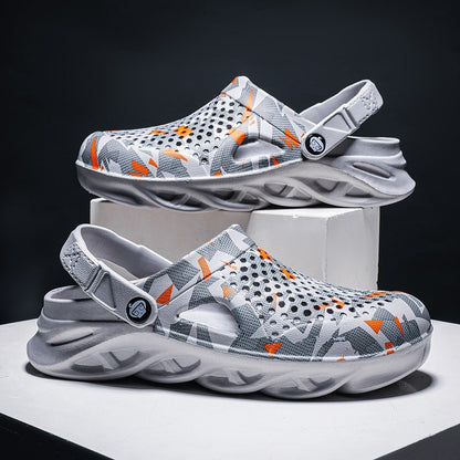 Flat Sandals Men Shoes EVA Slippers Garden Platform Sandals Man Summer Sandals New Male Sneakers Outdoor Home Clogs