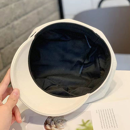 Winter Women Berets Female Retro Berets Caps For Women Hats Bonnets Hats For Women Octagonal Newsboy Hat