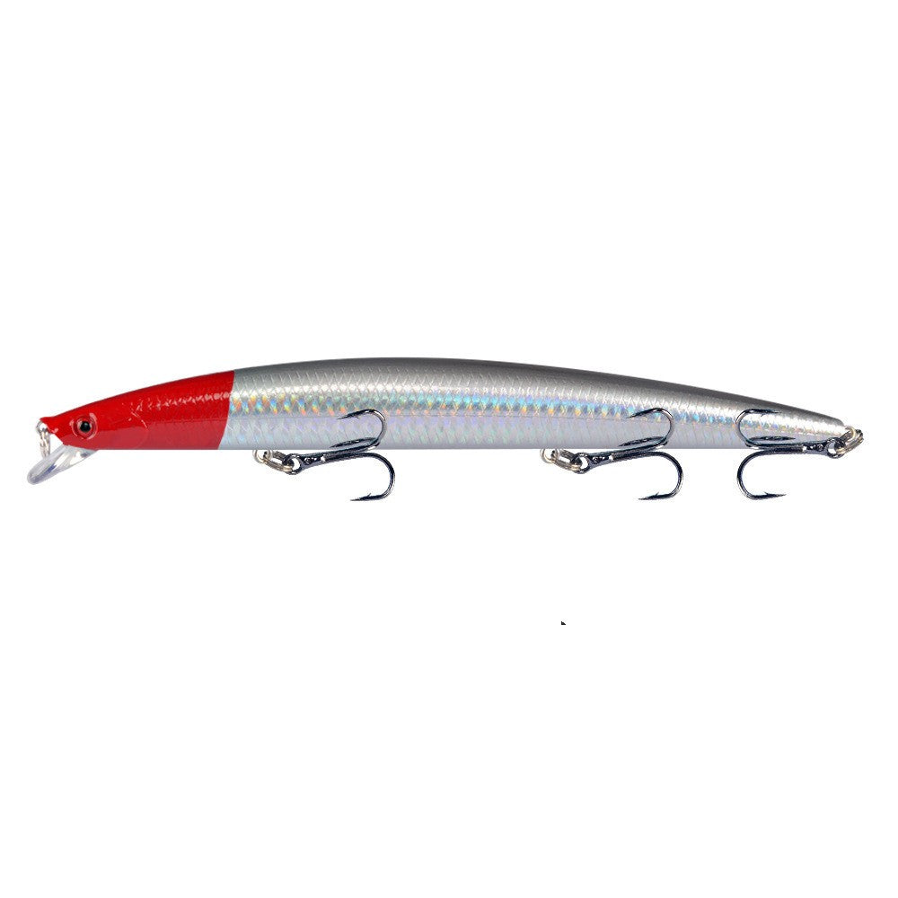 1pcs 18cm 24g Minnow Fishing Lure Laser Hard Artificial Bait Plastic Big Fake Fish Lures Sea Fishing Bait Crankbait Wobblers