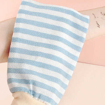 1pc Exfoliating Bath Gloves Body Scrubber Gloves SPA Shower Mitt Rub Body Wash Cleaning Tool Back Massager Towel Bath Supplies