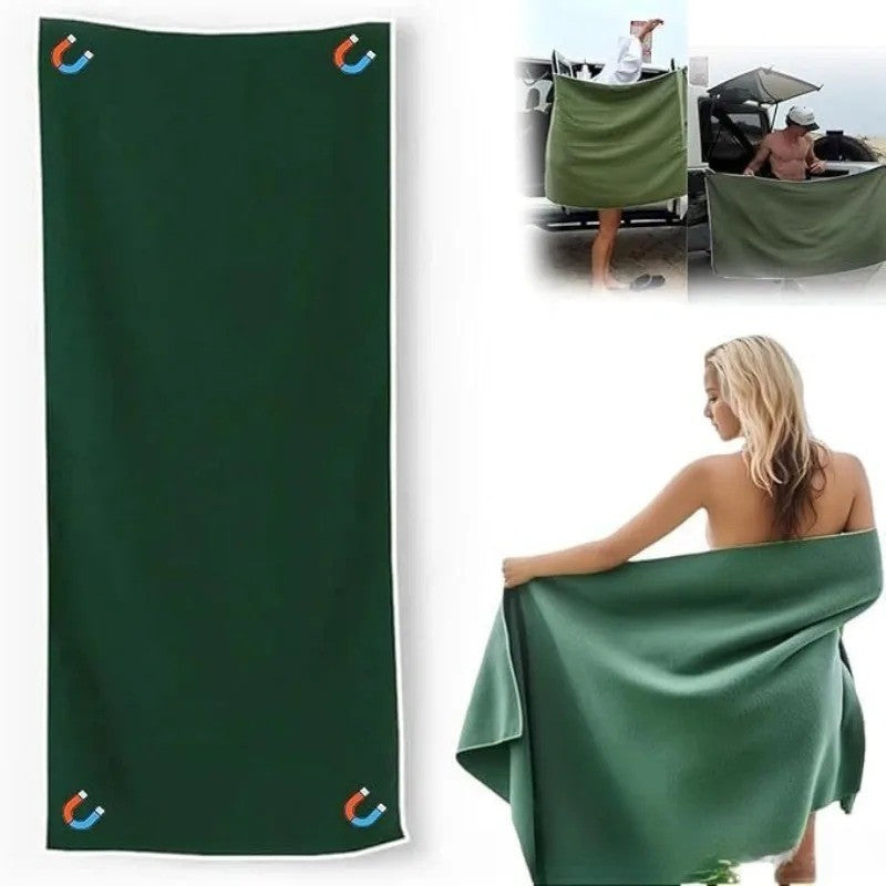 Beach Towel Bath Magnetic Beach Towel Towel During Beach Trips and Camping Magnetic Bath Towel Towel
