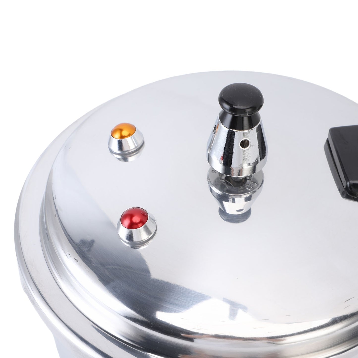 Pressure Cooker 3L Explosion Proof Aluminum Stovetop Fast Cooking Canning Cooker Pot with Steam Rack for Kitchen