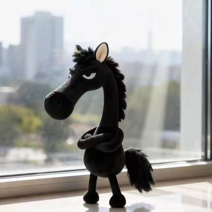 Horse Pendant 2026 Year Of The Horse Plush Horse For Bags Keychain Creative Mascot Horse New Year Party Decorations Gift