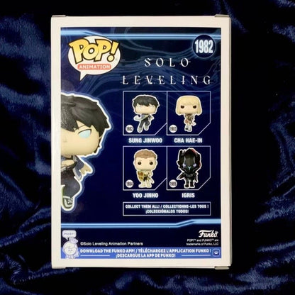 Official Genuine Funko Pop Solo Leveling Sung Jin-Woo Action Doll Model 1982 Limited Edition Hidden Item Vinyl Dolls Gift Toys