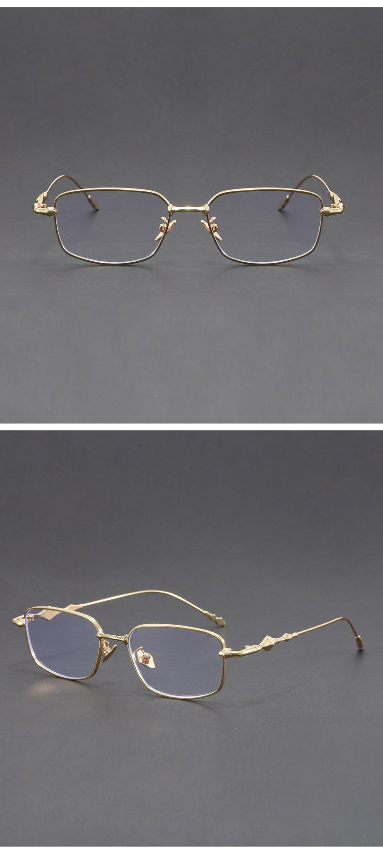 Óculos de Sol Retangulares Pequenos Femininos com Armação Fina, Óculos Anti-Luz Azul, Armações de Óculos Modernas, Óculos Vintage UV400 Gafas De Sol