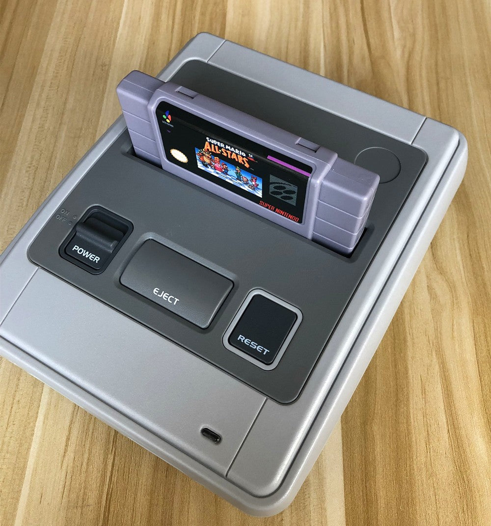 RETROAD 5+Ultra SUPER HD ENTERTAINMENT Main Console Support Super NES/Super Famicom PAL&NTSC Game Cartridge Original Size