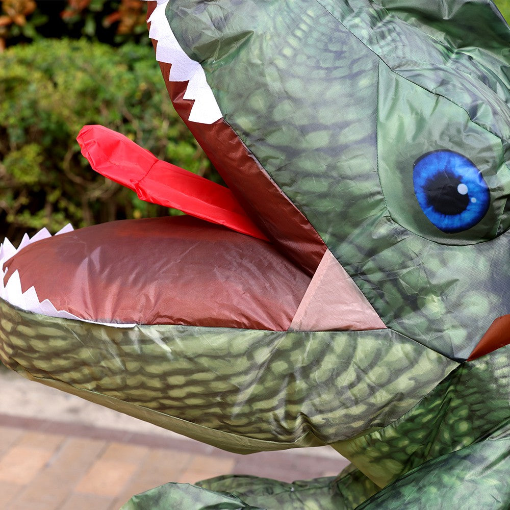 Animal Cartoon Riding Tyrannosaurus Rex Inflatable Costume Adult Children Chase Game Dinosaur Role Playing Halloween Party