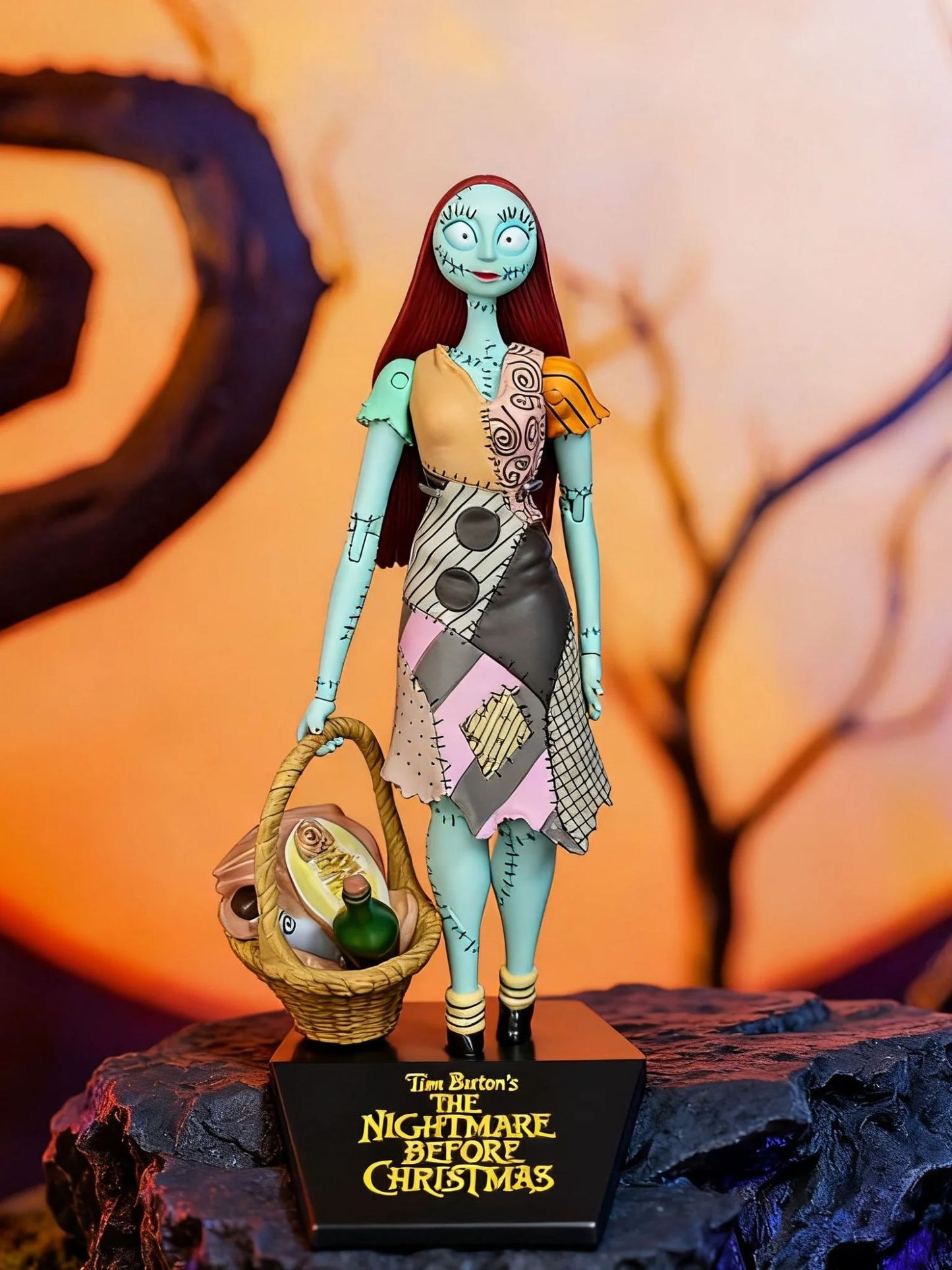 Disney Jun Planning Nightmare Before Christmas Sally Action figures Series 1 Presente de Halloween A embalagem não inclui uma caixa