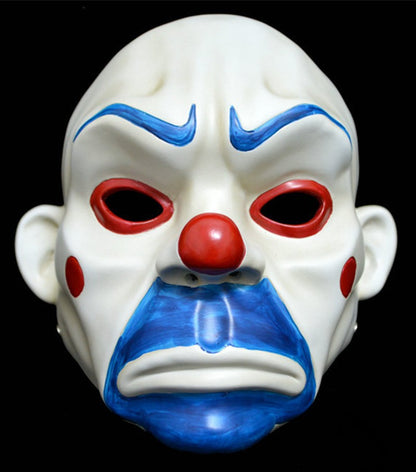 Joker Bank Robber Resin Mask, Clown, Dark Knight Cosplay, Halloween Costume
