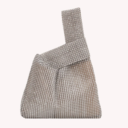 Sequins Bags Women Tote Bags Crystal Bling Fashion Lady Bucket Handbags Girls Glitter Purse Brand Luxury Designer Evening Clutch