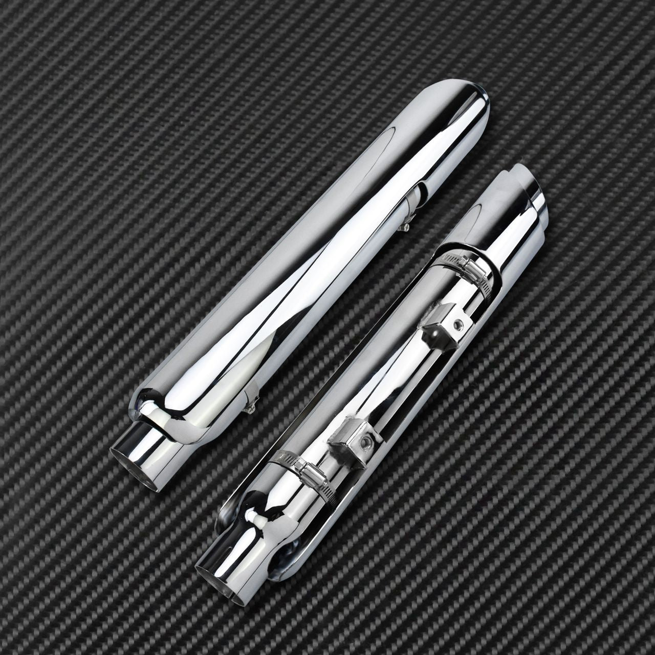 Motorcycle Slip-On Exhaust Muffler Shortshots Exhaust Pipes For Harley Sportster XL 883 Iron 1200 48 72 Forty Eight 2014-2022