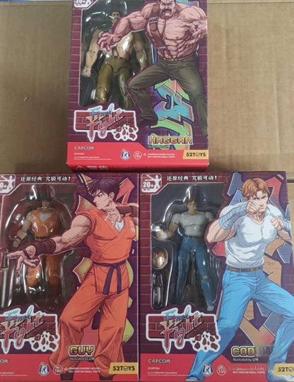 Em estoque 52toys Capcom Final Fight 3.75-Inch Boneco de Ação Brinquedo de Modelo de Soldado Legal Para Amantes de Jogos Decoração Presentes Surpresa