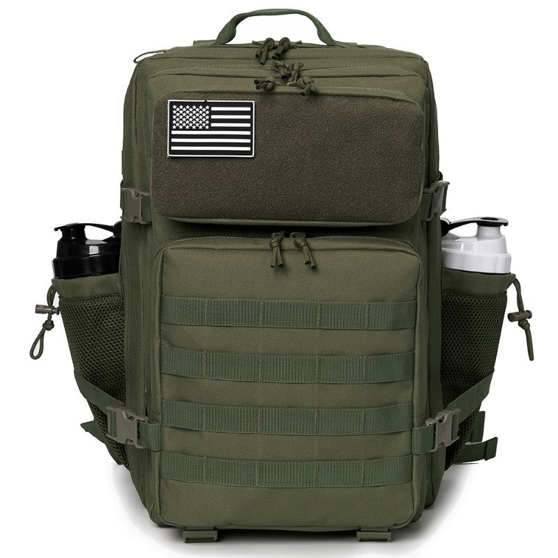 Mochila Tática 45L survival Bag Hunting MOLLE Backpack GYM Para Homens EDC Outdoor Hiking Rucksack com Suporte para Garrafa