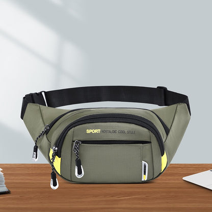 Unisex Mobile Waist Bag - Large Capacity, Water-Resistant, Durable for Work & Travel, Fashion Crossbody Pack Sports Bag