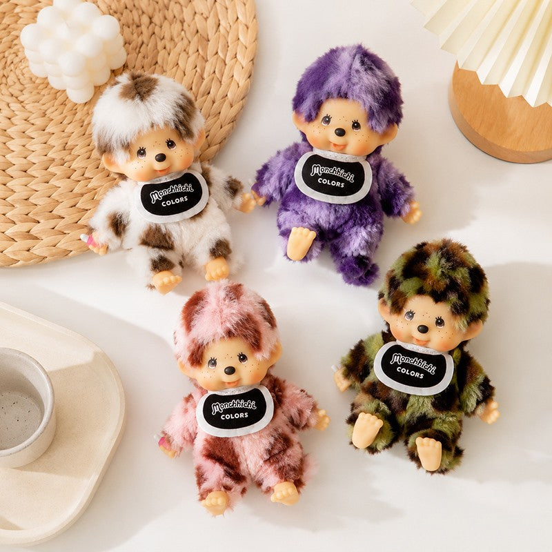 2026 NEW Monchhichi Plush Doll Pendant Kawaii Monkey Keychain Cute Cartoon Couple Keyring Bag Charms Birthday Gift ??? ?????