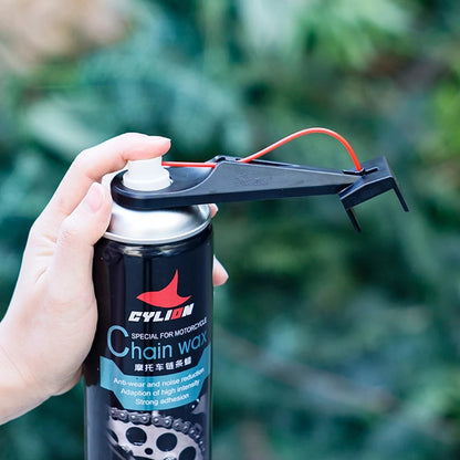 1/2PCS Lubrificador de Corrente de Moto Pulverizador Lubrificante Ferramenta Lubrificadora Cera de Corrente Sem Sujeira Anexo de Limpador de Corrente Aplicador de Óleo de Corrente