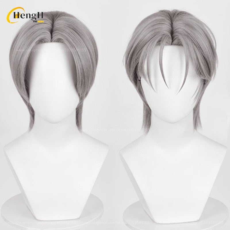 Em estoque Anime Till Ivan Luka Sua Mizi Perucas Sintéticas de Anime para Cosplay Cabelo Resistente ao Calor Perucas de Festa de Halloween + Touca de Peruca Grátis