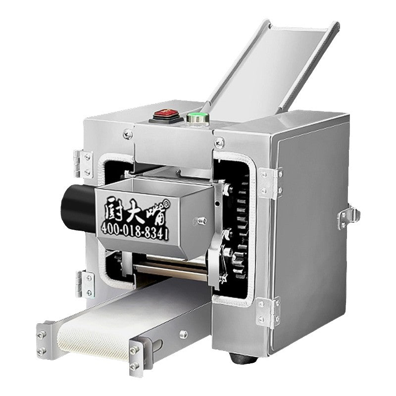 Máquina Automática Profissional de Massa para Dumpling, Laminadora Elétrica de Massa para Wonton Gyoza, Equipamento Comercial de Cozinha para Restaurantes