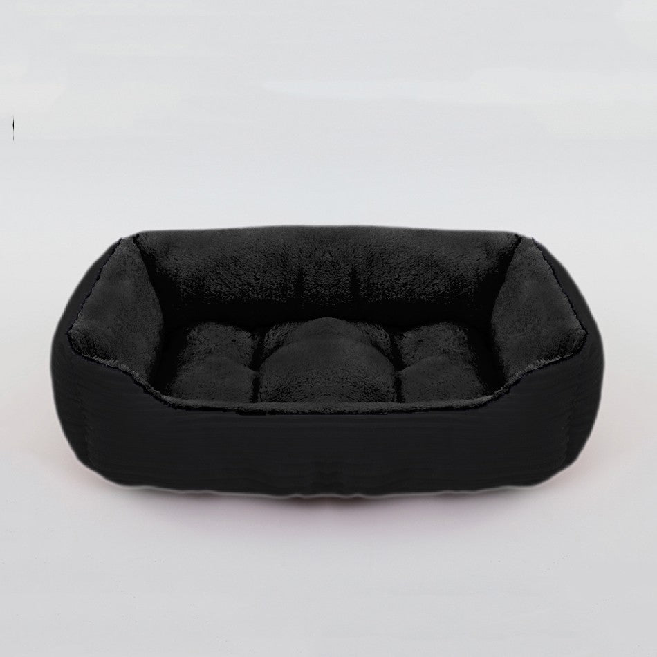 Cama para Cães e Gatos, Quadrada, Pelúcia, Canil, Sofá-Cama para Cães de Porte Médio e Pequeno, Almofada Calmante para Pets, Casa, Artigos para Animais de Estimação, Inverno