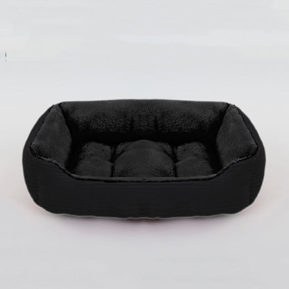 Cama para Cães e Gatos, Quadrada, Pelúcia, Canil, Sofá-Cama para Cães de Porte Médio e Pequeno, Almofada Calmante para Pets, Casa, Artigos para Animais de Estimação, Inverno