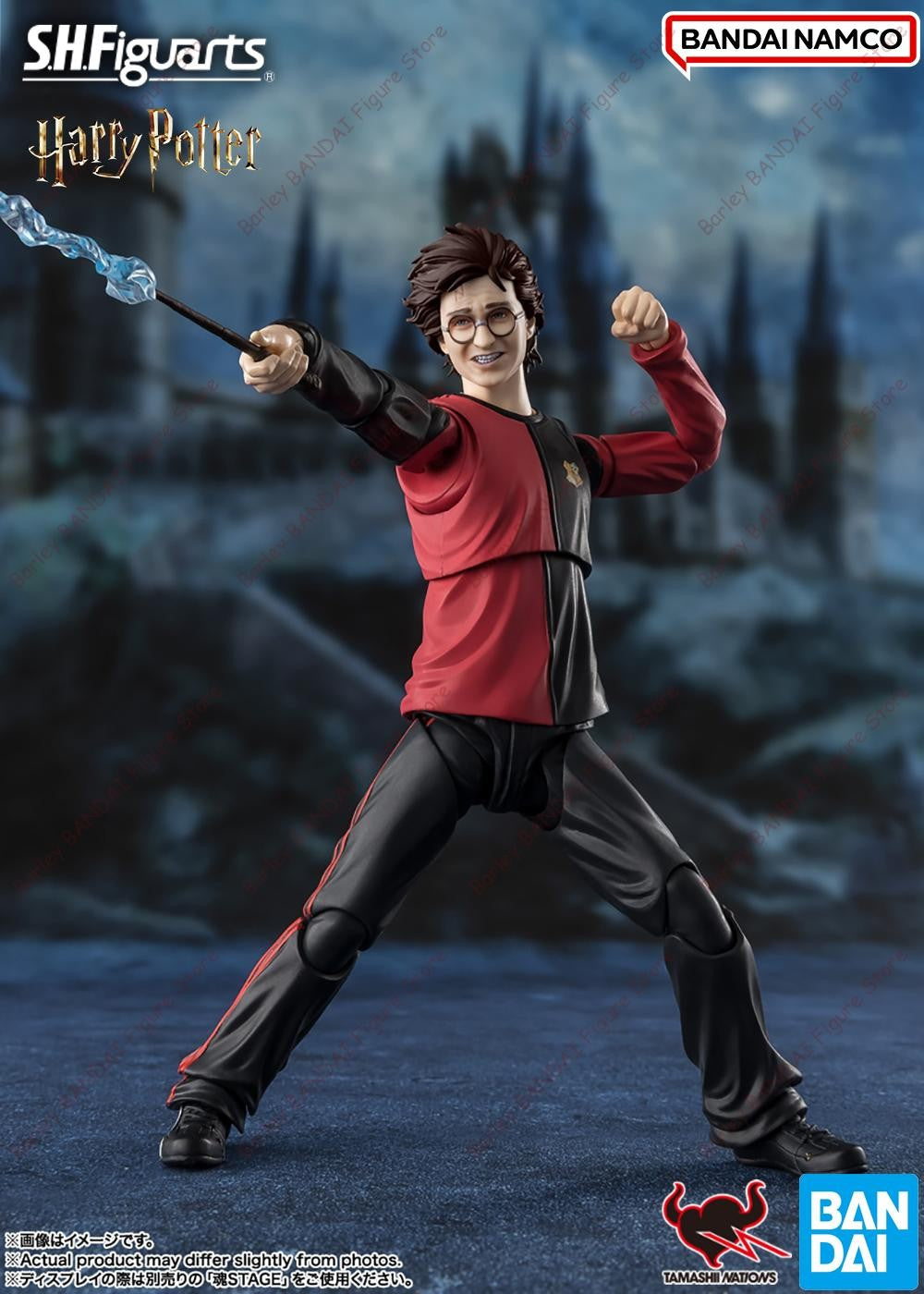 Em estoque BANDAI Harry Potter e o Cálice de Fogo Harry Potter Lord Voldemort Anime Action Figures Modelo Brinquedos Presentes de Feriado