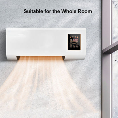 Pequeno Condicionador Aquecedor Portátil Montado na Parede Condicionamento Ventilador Quente para Banheiro Quarto Plugue UE 220V