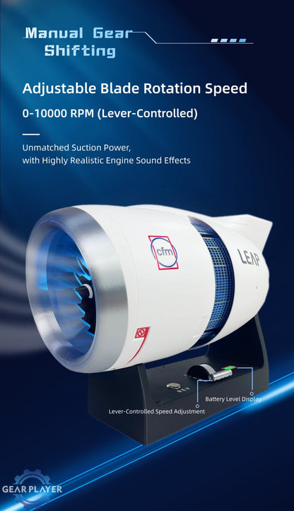 Boeing 747 Turbofan Engine Model Electric Fan Cool Boutique Collection Aircraft Engine Kit for Display and Educational Use