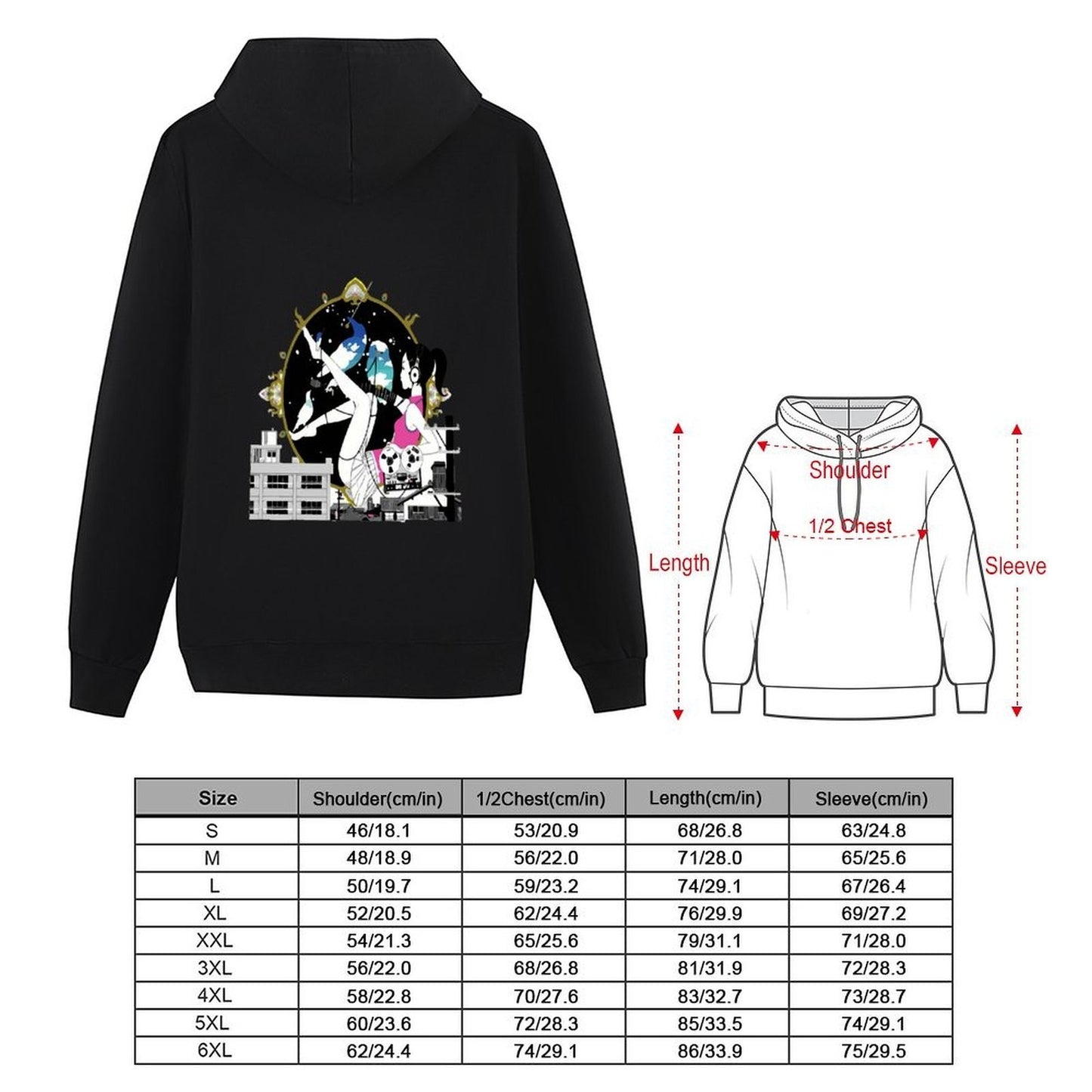 ASIAN KUNG-FU GENERATION Cover Hoodie fashion men japanese style men wear autumn new products japanese hoodie
