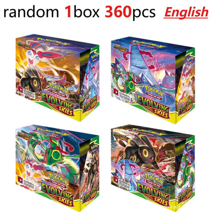 Divertido 360 Cartas Pokémon TCG Escarlate e Violeta Evoluções Prismáticas 151 Prism 36 Pacotes Caixa de Booster Pokémon Carta Colecionável