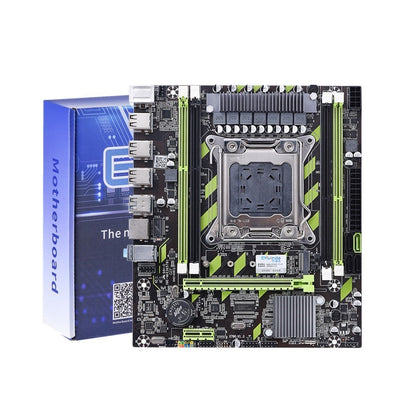 Placa-mãe ENVINDA X79 LGA 2011 USB2.0 SATA3 Suporta Memória REG ECC e Processador Xeon E5 4DDR3 PCI-E NVME M.2