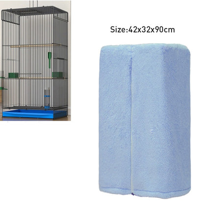 Capa Para Gaiola De Pássaros De Inverno Quente Respirável À Prova De Respingo Grande Capa Para Gaiola De Pássaros Sombra Protetora Para Gaiola De Papagaio Produtos Para Pássaros