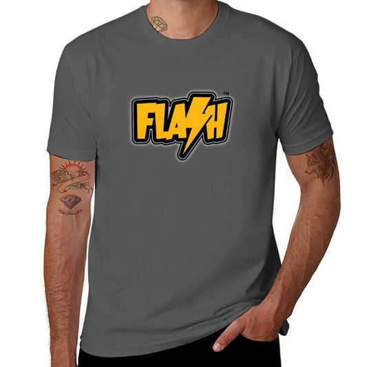 FLASH FM - GTA VICE CITY RADIO T-Shirt t shirts for man graphic vintage t shirts for man cotton funny T-Shirt