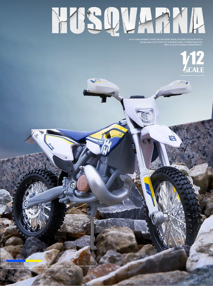 Maisto 1:12 Husqvarna FE 501 Liga de Moto Off-road Modelo de Carro de Simulação de Moto de Corrida Coleção de Modelo de Brinquedo Infantil Presente