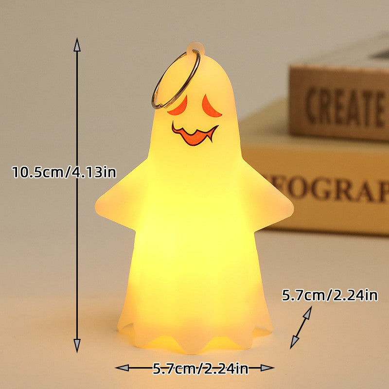 Halloween LED Pumpkin Lamp Ornaments Horror Atmosphere Kids Toy 2026 Halloween Party Home Decor Decoration Supplies