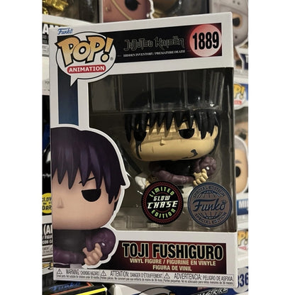 Funko Jujutsu Kaisen Anime Figure Pop Fushiguro Toji #1889 (Chase) Boneco de Vinil Colecionável Edição Limitada Modelo de Brinquedo de Presente