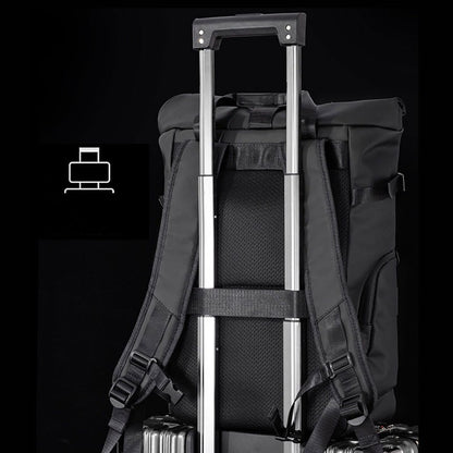 Mochila Masculina para Viagem, Notebook de 15,6 polegadas, Impermeável, para Acampamento, Caminhada, Escola, Faculdade e Negócios